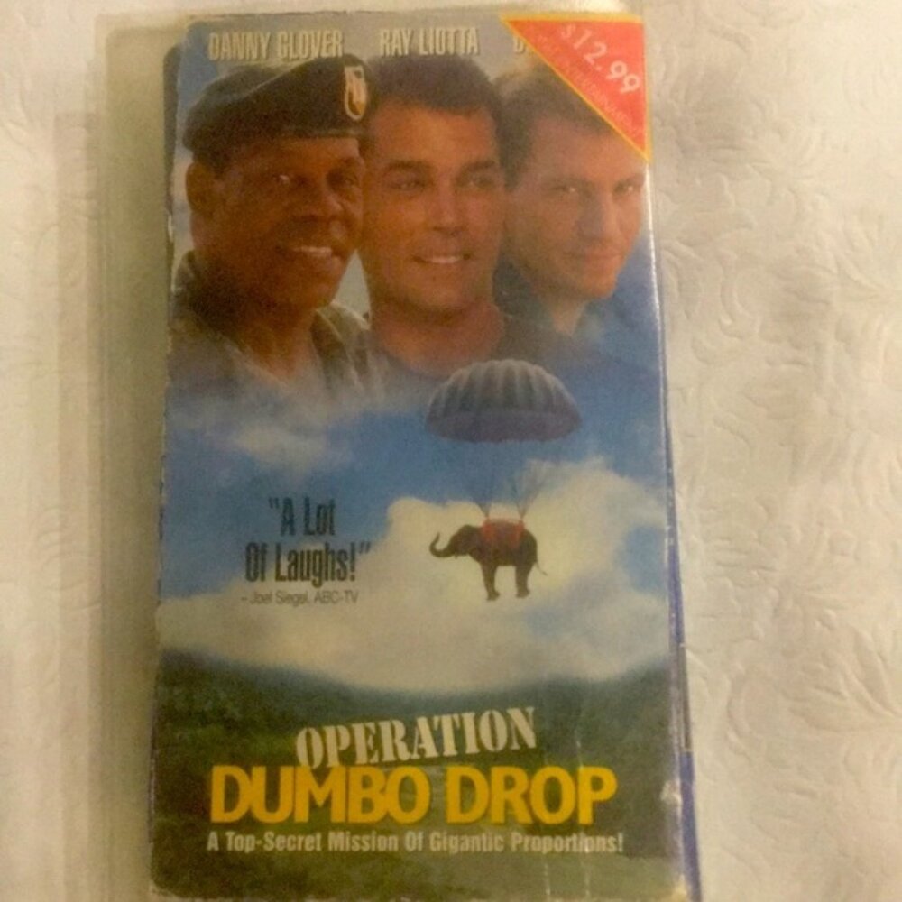 Vtg.  DISNEY VHS#550577 Video Tape. Operation Dumbo Drop. Comedy